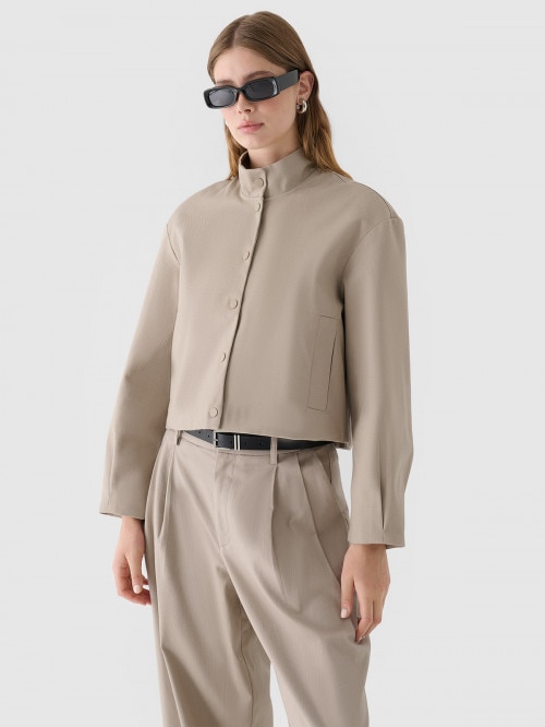 OUTHORN Women's transitional jacket with membrane 10000 beige