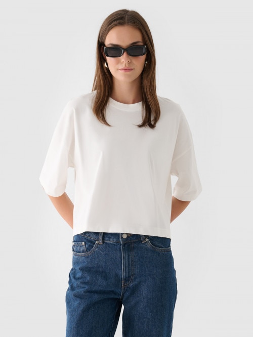 OUTHORN Women's oversize basic tshirt