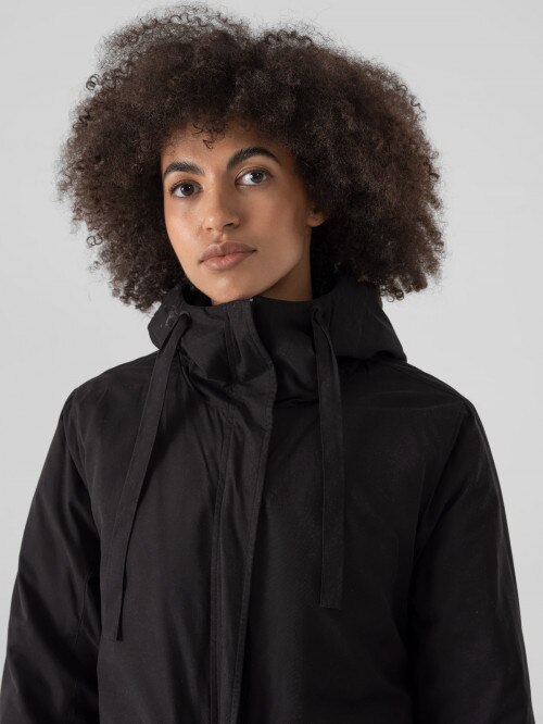 OUTHORN Women's parka jacket deep black
