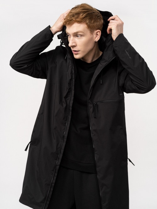 OUTHORN Men's lightweight coat deep black