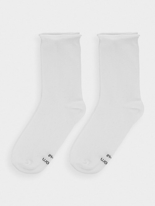 OUTHORN Women's ankle socks (2 pairs) white+white
