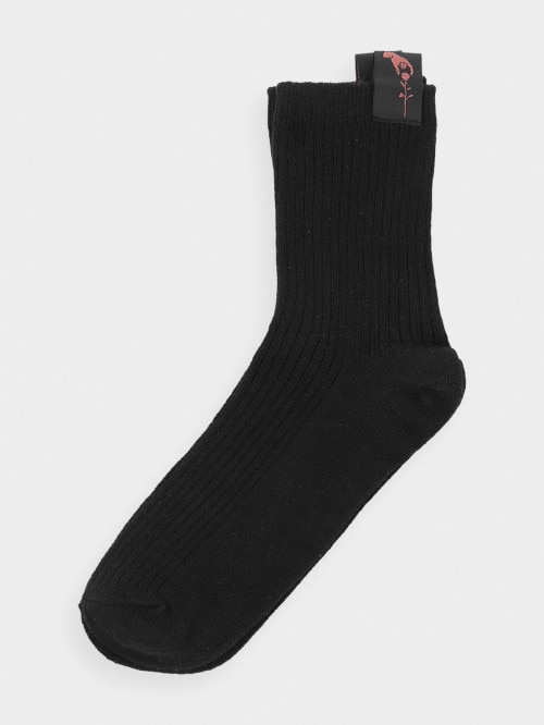 OUTHORN Women's ankle socks deep black