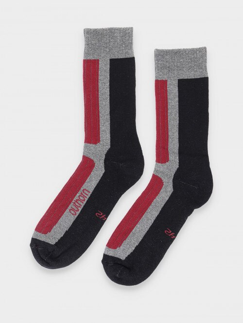 Unisex trekking socks cool light gray