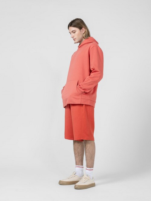 OUTHORN Men's sweat shorts  red red