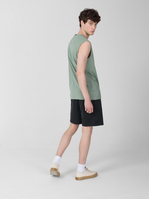 OUTHORN Men's sweat shorts  navy blue