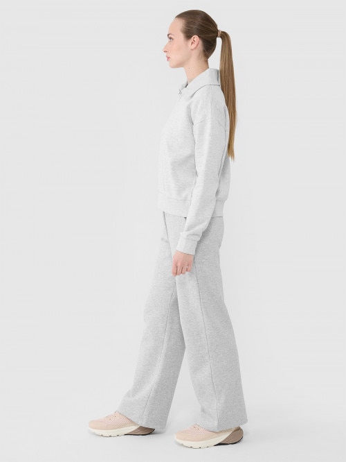 Women's sweatpants with wide legs