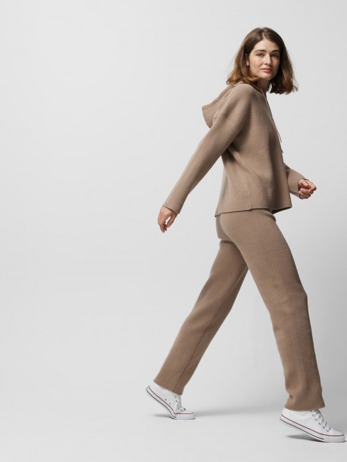 Women's wide-leg knit pants