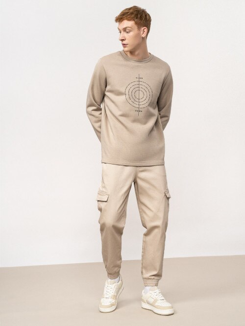 OUTHORN Men's casual trousers beige