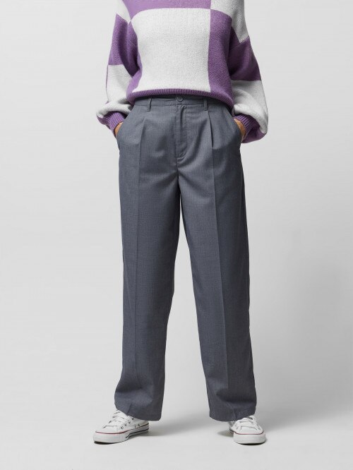 OUTHORN Women's wideleg trousers middle gray