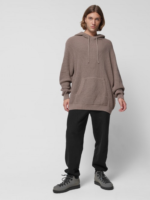 Men's oversize hooded sweater