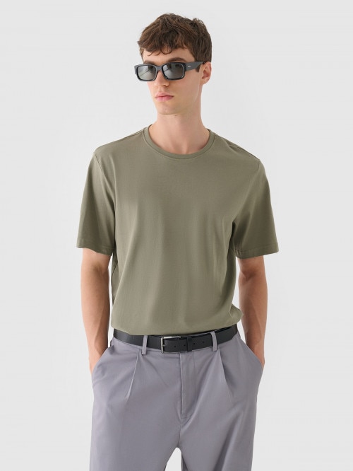 OUTHORN Men's basic tshirt khaki