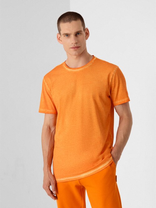 Men's plain tshirt orange