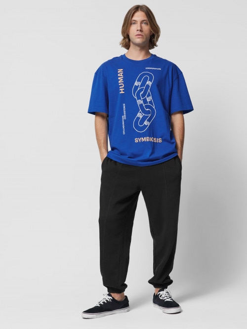 Men's oversize T-shirt with print