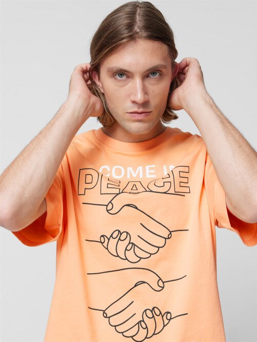 Men's oversize T-shirt with print