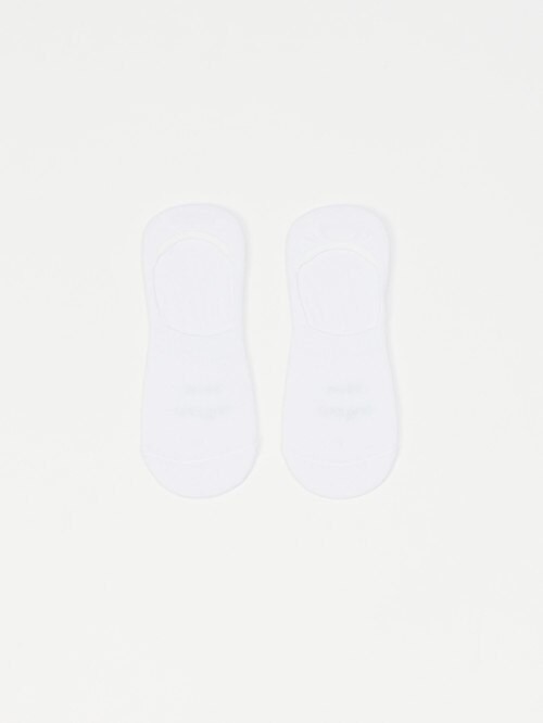 Women's socks (2 pairs) white+white